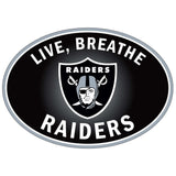 Las Vegas Raiders Live-Breath Auto Decal - Las Vegas Raiders - Flyclothing LLC