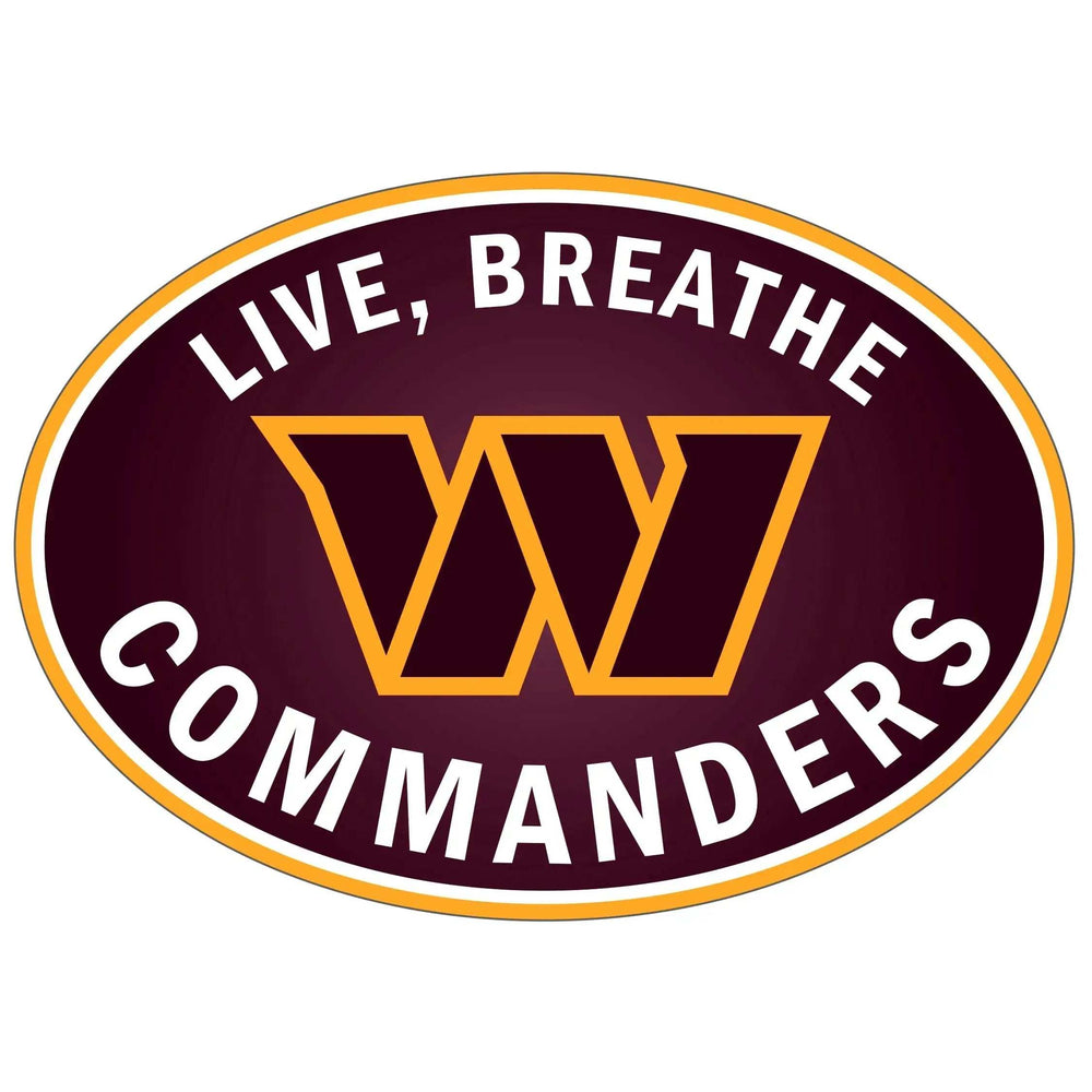 Washington Commanders Live-Breath Auto Decal - Washington Commanders - Flyclothing LLC