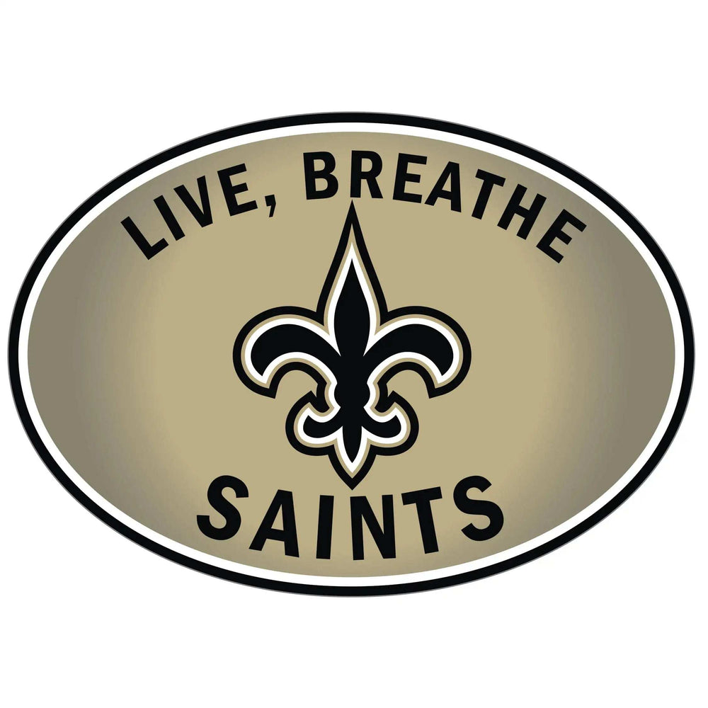 New Orleans Saints Live-Breath Auto Decal - New Orleans Saints - Flyclothing LLC