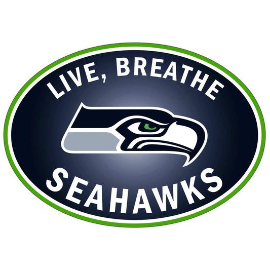 Seattle Seahawks Live-Breath Auto Decal - Seattle Seahawks - Flyclothing LLC