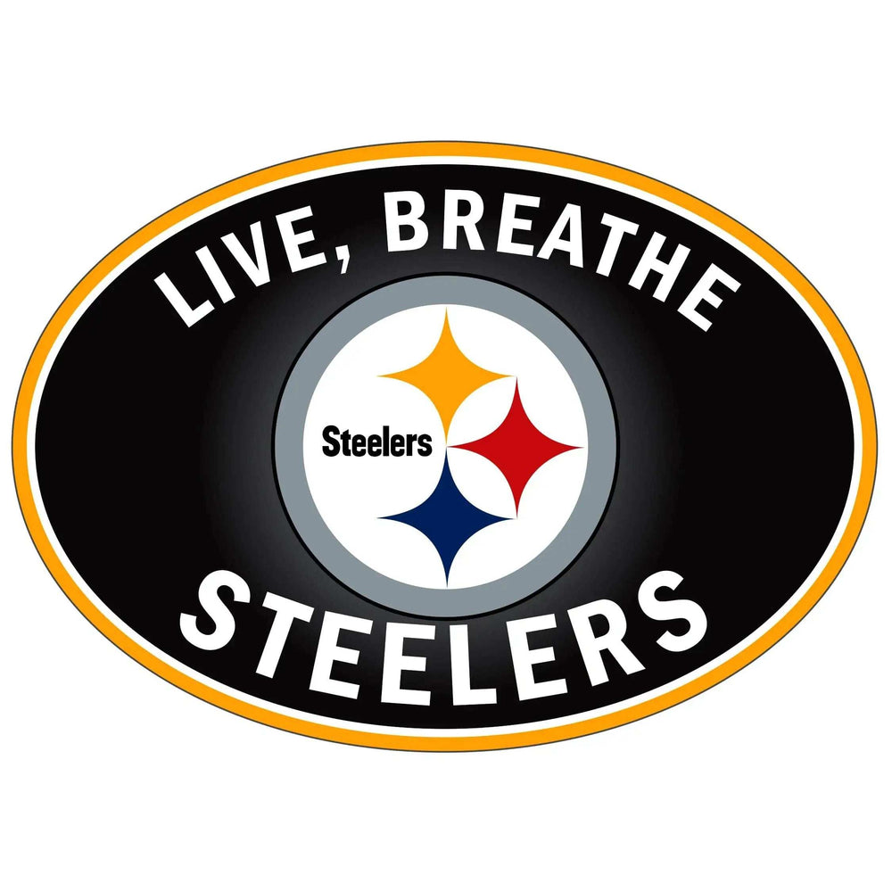 Pittsburgh Steelers Live-Breath Auto Decal - Pittsburgh Steelers - Flyclothing LLC