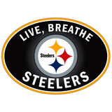 Pittsburgh Steelers Live-Breath Auto Decal - Pittsburgh Steelers - Flyclothing LLC