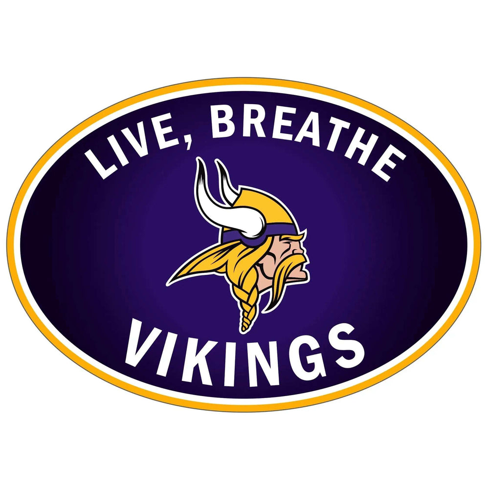 Minnesota Vikings Live-Breath Auto Decal - Minnesota Vikings - Flyclothing LLC