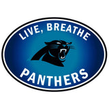 Carolina Panthers Live-Breath Auto Decal - Carolina Panthers - Flyclothing LLC