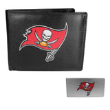 Tampa Bay Buccaneers Leather Bi-fold Wallet & Money Clip - Tampa Bay Buccaneers - Flyclothing LLC