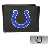 Indianapolis Colts Leather Bi-fold Wallet & Money Clip - Indianapolis Colts - Flyclothing LLC