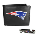 New England Patriots Leather Bi-fold Wallet & Key Organizer - New England Patriots - Flyclothing LLC