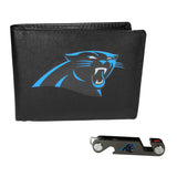 Carolina Panthers Leather Bi-fold Wallet & Key Organizer - Carolina Panthers - Flyclothing LLC