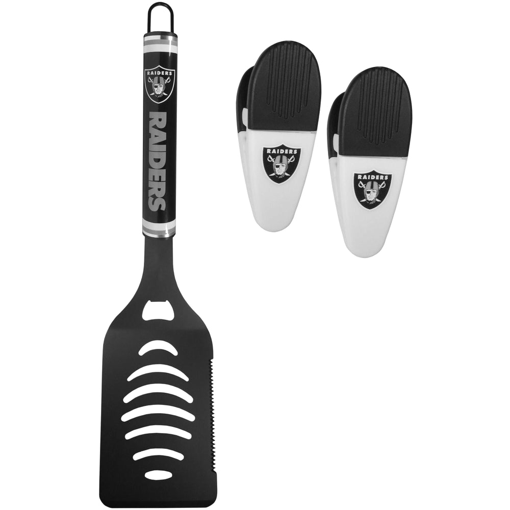 Las Vegas Raiders Logo Spatula/Chip Clips - Las Vegas Raiders - Flyclothing LLC
