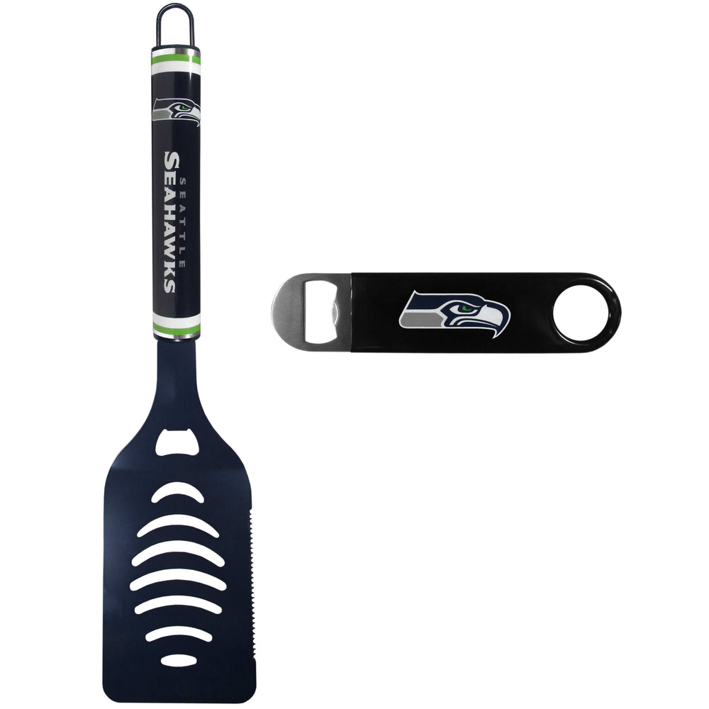 Seattle Seahawks Logo Spatula w/Bottle Opener - Seattle Seahawks - Flyclothing LLC