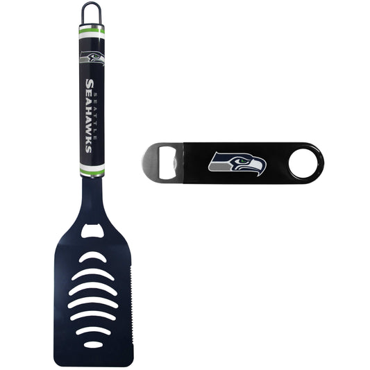 Seattle Seahawks Logo Spatula w/Bottle Opener - Seattle Seahawks - Flyclothing LLC