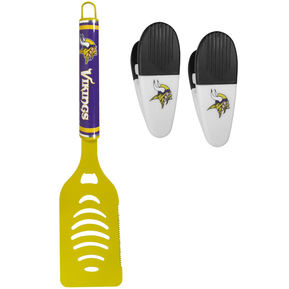 Minnesota Vikings Logo Spatula/Chip Clips - Minnesota Vikings - Flyclothing LLC