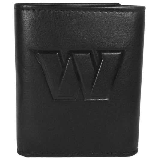 Washington Commanders Embossed Leather Tri-fold Wallet - Siskiyou Buckle - Flyclothing LLC