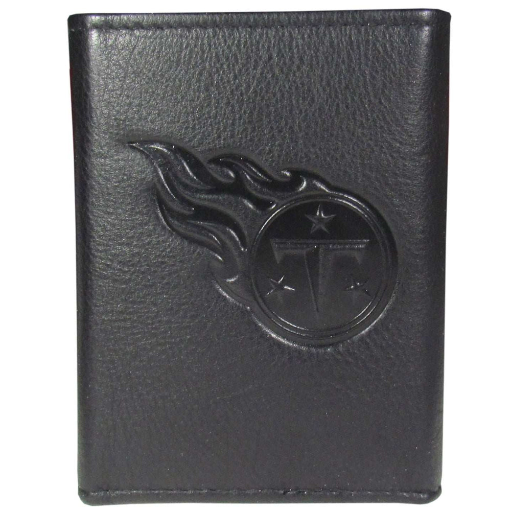 Tennessee Titans Embossed Leather Tri-fold Wallet - Tennessee Titans - Flyclothing LLC