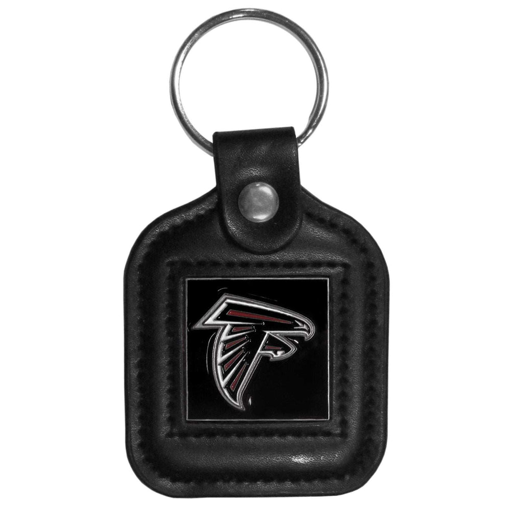 Atlanta Falcons Square Leatherette Key Chain - Atlanta Falcons - Flyclothing LLC