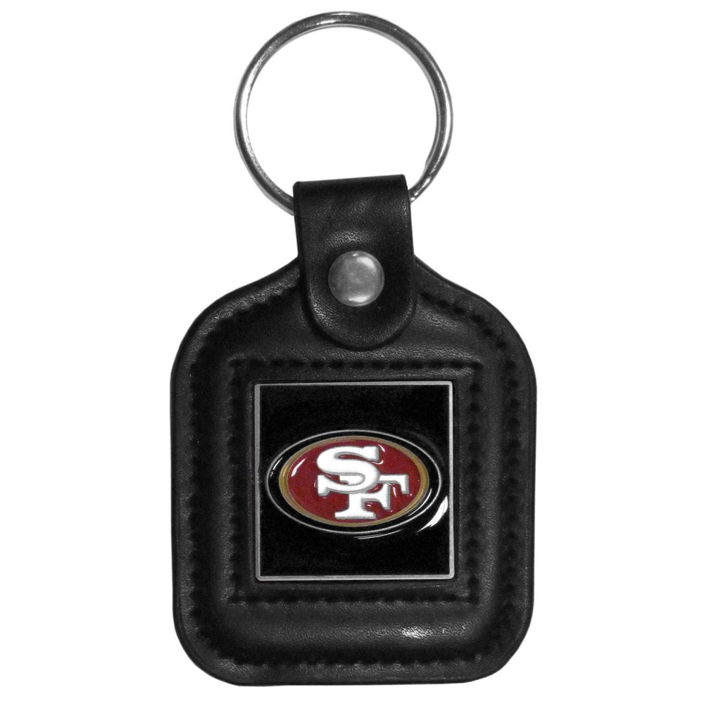 San Francisco 49ers Square Leatherette Key Chain - San Francisco 49ers - Flyclothing LLC