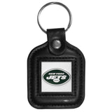 New York Jets Square Leatherette Key Chain - New York Jets - Flyclothing LLC