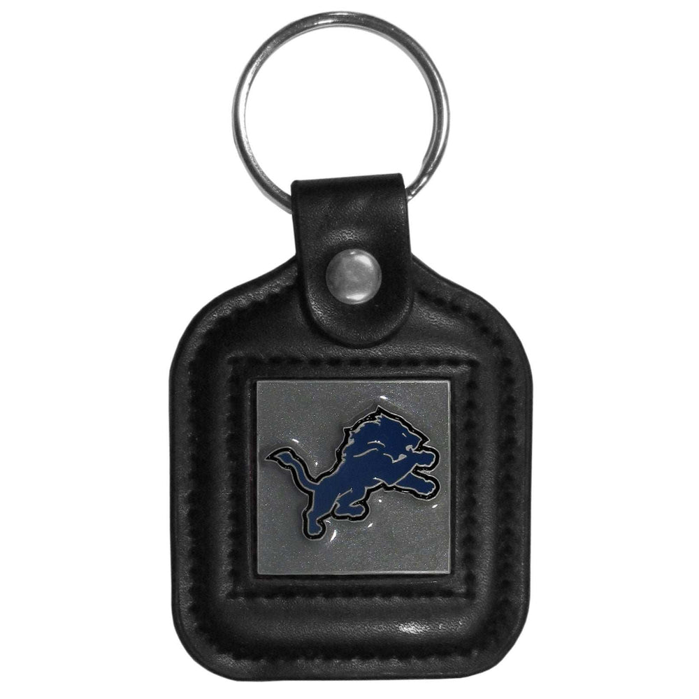 Detroit Lions Square Leatherette Key Chain - Detroit Lions - Flyclothing LLC