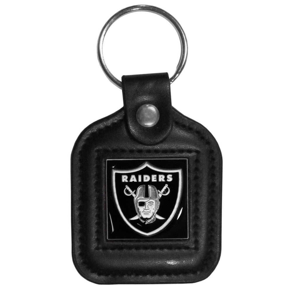 Las Vegas Raiders Square Leatherette Key Chain - Las Vegas Raiders - Flyclothing LLC
