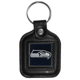 Seattle Seahawks Square Leatherette Key Chain - Seattle Seahawks - Flyclothing LLC