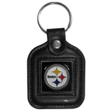 Pittsburgh Steelers Square Leatherette Key Chain - Pittsburgh Steelers - Flyclothing LLC