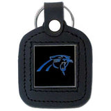 Carolina Panthers Square Leatherette Key Chain - Carolina Panthers - Flyclothing LLC