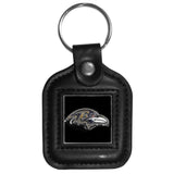Baltimore Ravens Square Leatherette Key Chain - Baltimore Ravens - Flyclothing LLC