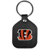 Cincinnati Bengals Leather Square Key Chains - Cincinnati Bengals - Flyclothing LLC