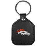 Denver Broncos Leather Square Key Chains - Denver Broncos - Flyclothing LLC
