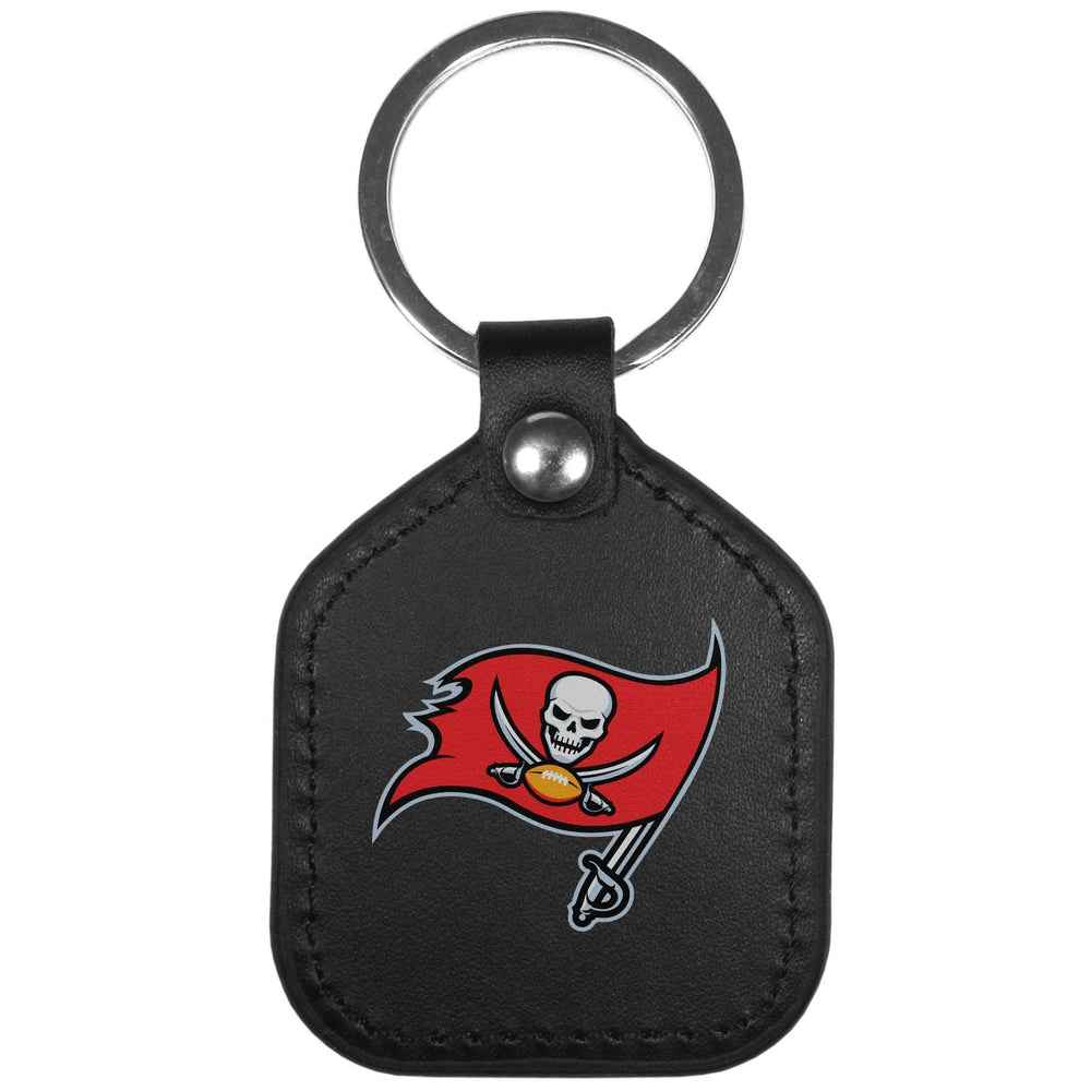 Tampa Bay Buccaneers Leather Square Key Chains - Tampa Bay Buccaneers - Flyclothing LLC