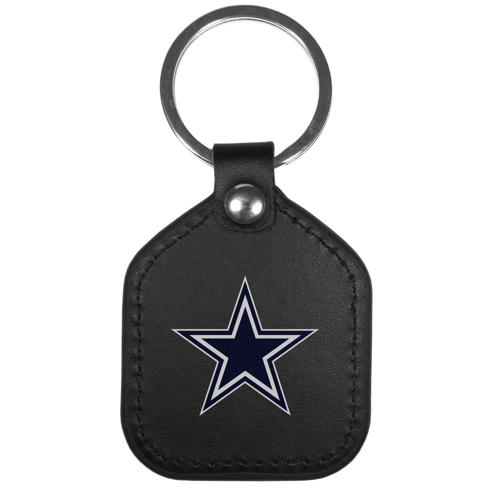 Dallas Cowboys Leather Square Key Chains - Dallas Cowboys - Flyclothing LLC