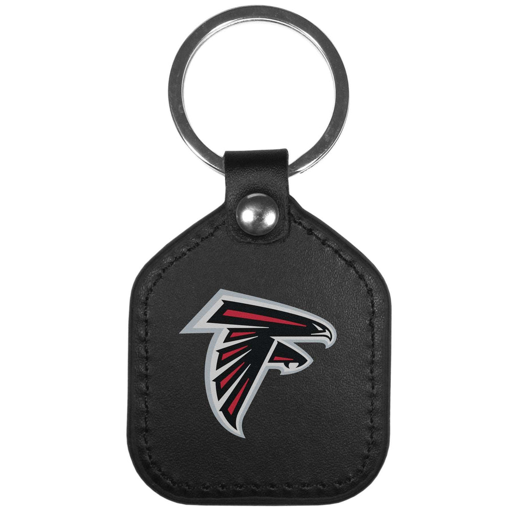 Atlanta Falcons Leather Square Key Chains - Atlanta Falcons - Flyclothing LLC