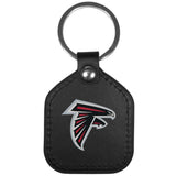 Atlanta Falcons Leather Square Key Chains - Atlanta Falcons - Flyclothing LLC