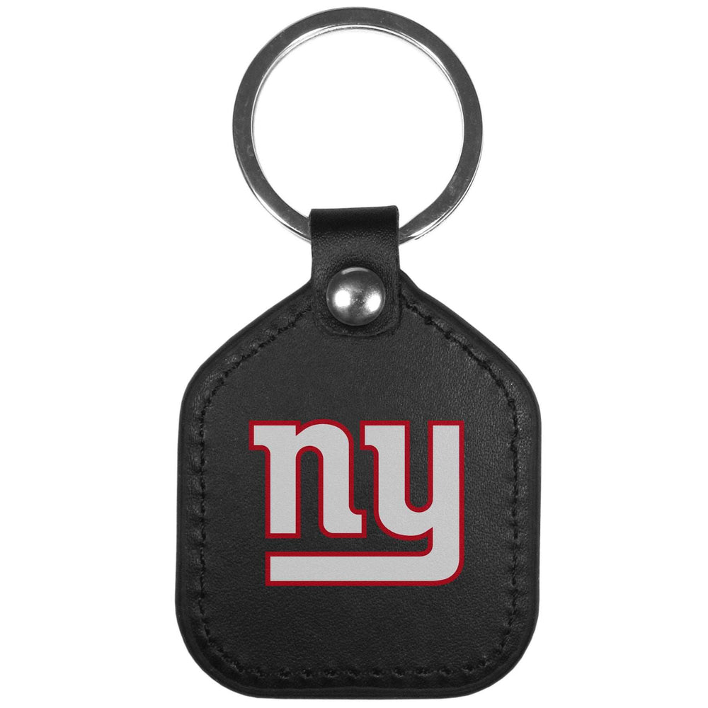 New York Giants Leather Square Key Chains - New York Giants - Flyclothing LLC