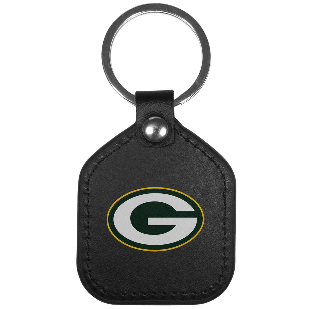 Green Bay Packers Leather Square Key Chains - Green Bay Packers - Flyclothing LLC