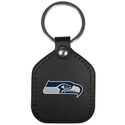 Seattle Seahawks Leather Square Key Chains - Seattle Seahawks - Flyclothing LLC