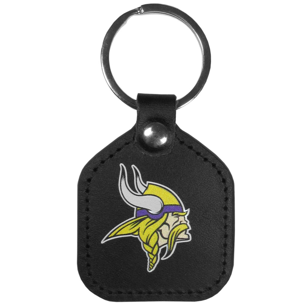 Minnesota Vikings Leather Square Key Chains - Minnesota Vikings - Flyclothing LLC