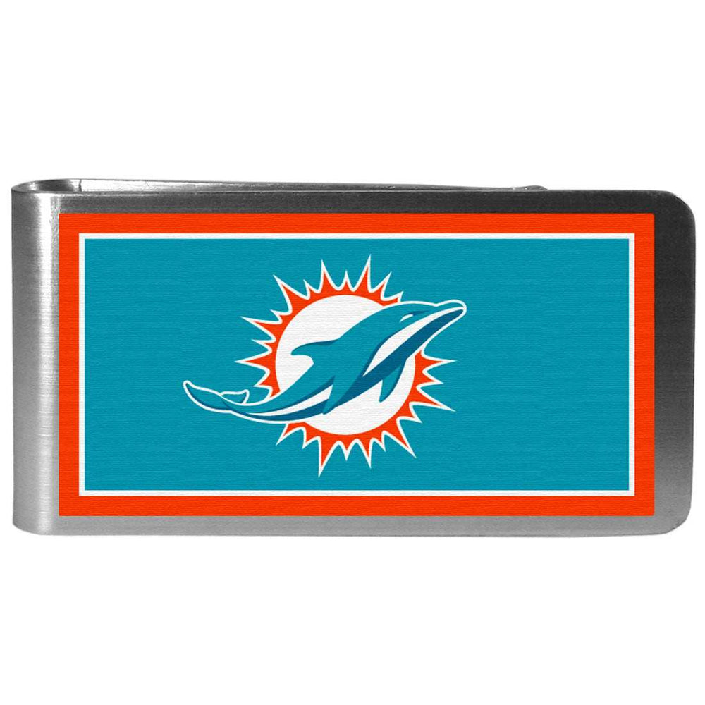 Miami Dolphins Steel Logo Money Clips - Miami Dolphins - Flyclothing LLC