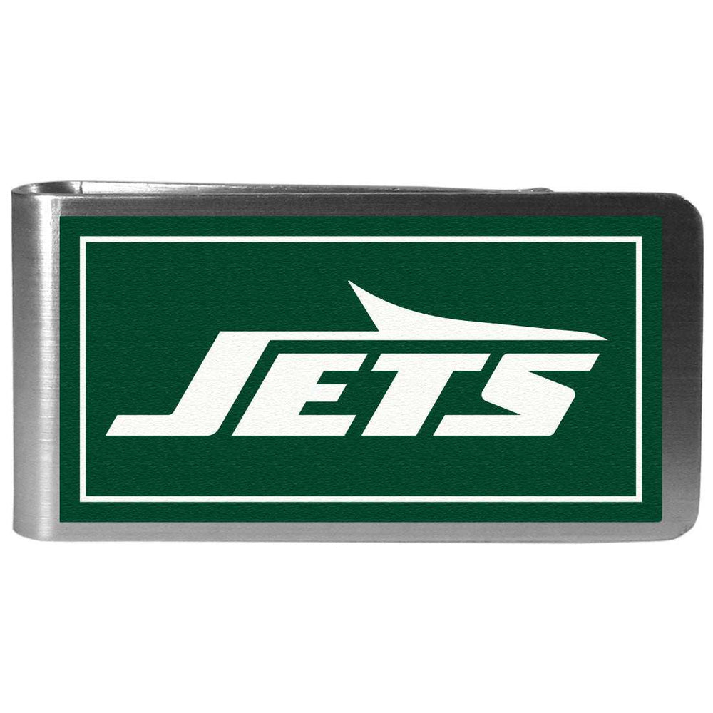 New York Jets Steel Logo Money Clips - New York Jets - Flyclothing LLC