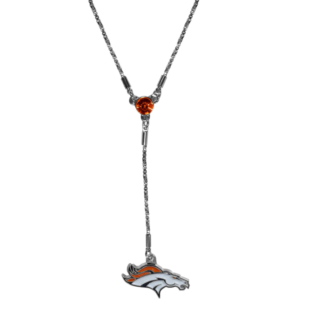 Denver Broncos Lariat Necklace - Denver Broncos - Flyclothing LLC