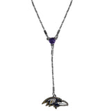 Baltimore Ravens Lariat Necklace - Baltimore Ravens - Flyclothing LLC