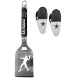 Dallas Cowboys Steel Logo Spatula w/Chip Clips - Dallas Cowboys - Flyclothing LLC