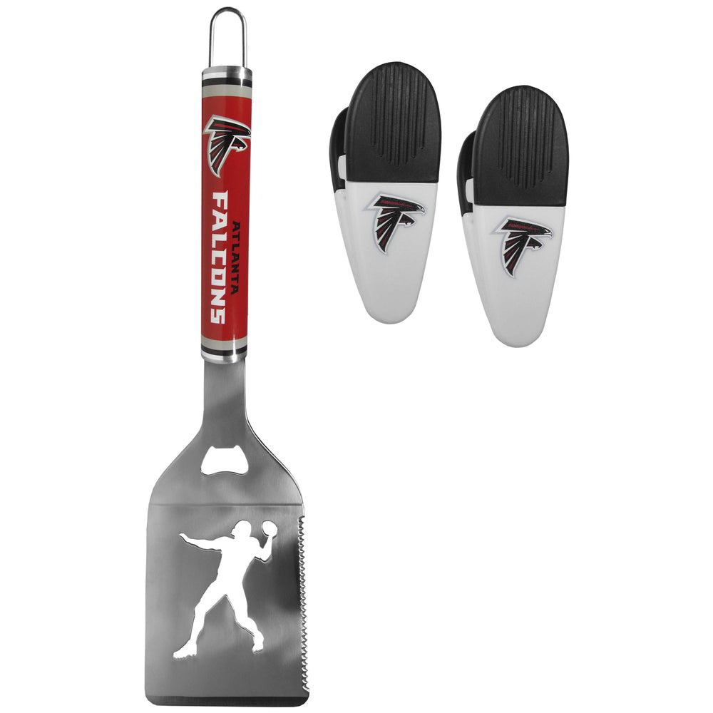 Atlanta Falcons Steel Logo Spatula w/Chip Clips - Atlanta Falcons - Flyclothing LLC