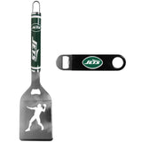 New York Jets Steel Logo Spatula w/Bottle Opener - New York Jets - Flyclothing LLC