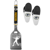 Green Bay Packers Steel Logo Spatula w/Chip Clips - Green Bay Packers - Flyclothing LLC