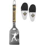 New Orleans Saints Steel Logo Spatula w/Chip Clips - New Orleans Saints - Flyclothing LLC