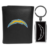 Los Angeles Chargers Leather Tri-fold Wallet & Multitool Key Chain - Los Angeles Chargers - Flyclothing LLC