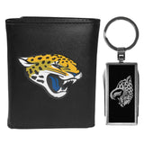 Jacksonville Jaguars Leather Tri-fold Wallet & Multitool Key Chain - Jacksonville Jaguars - Flyclothing LLC