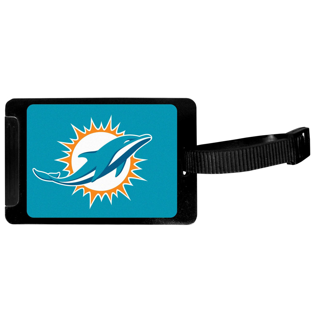 Miami Dolphins Luggage Tag - Miami Dolphins - Flyclothing LLC