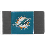 Miami Dolphins Steel Money Clip - Miami Dolphins - Flyclothing LLC